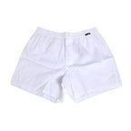 Weiße Baumwoll-Boxershorts (regulär)