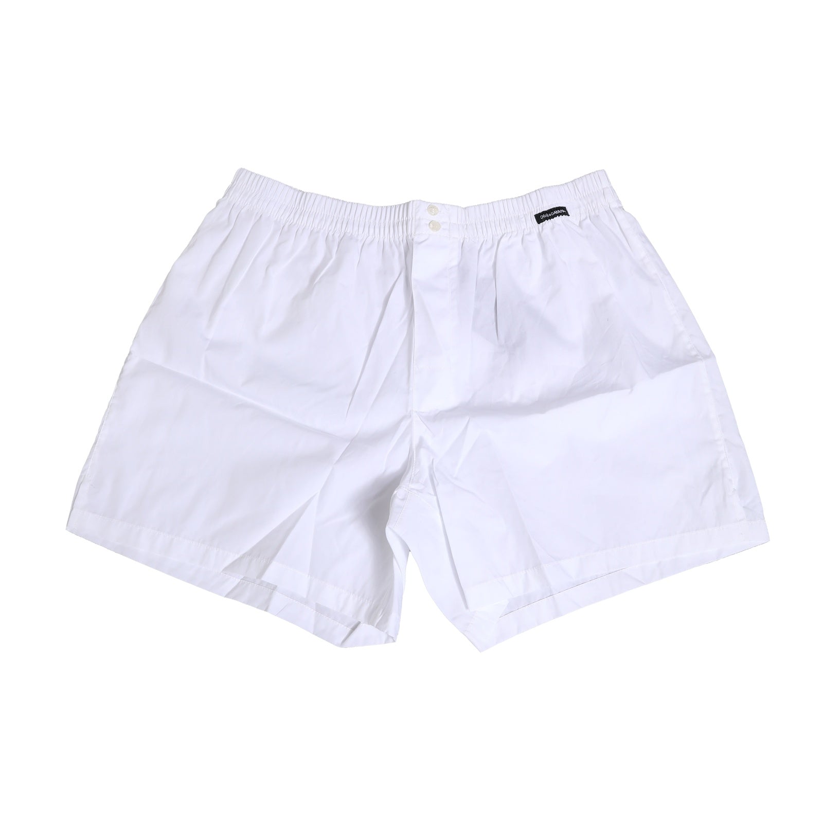 Weiße Baumwoll-Boxershorts (regulär)