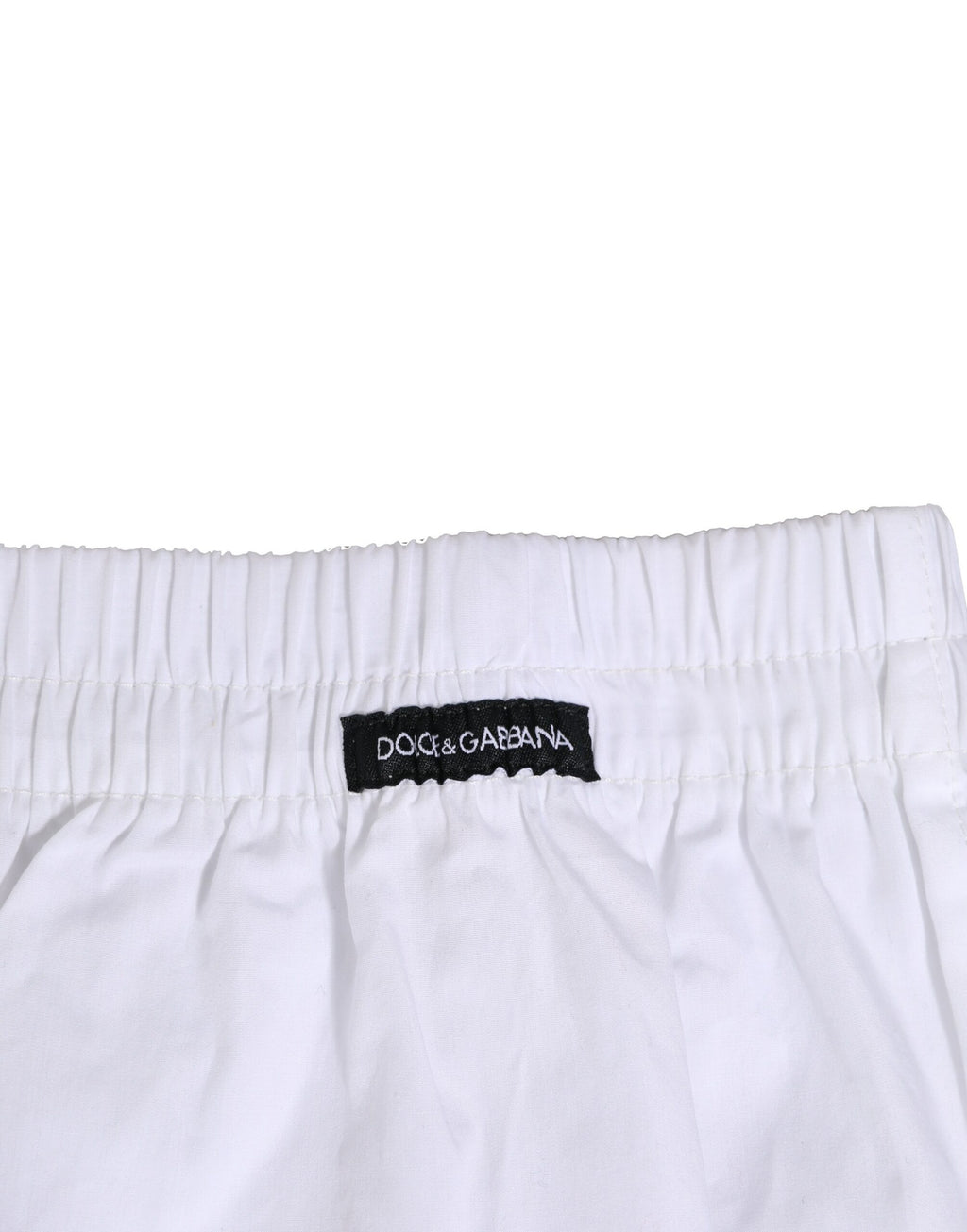 Weiße Baumwoll-Boxershorts (regulär)