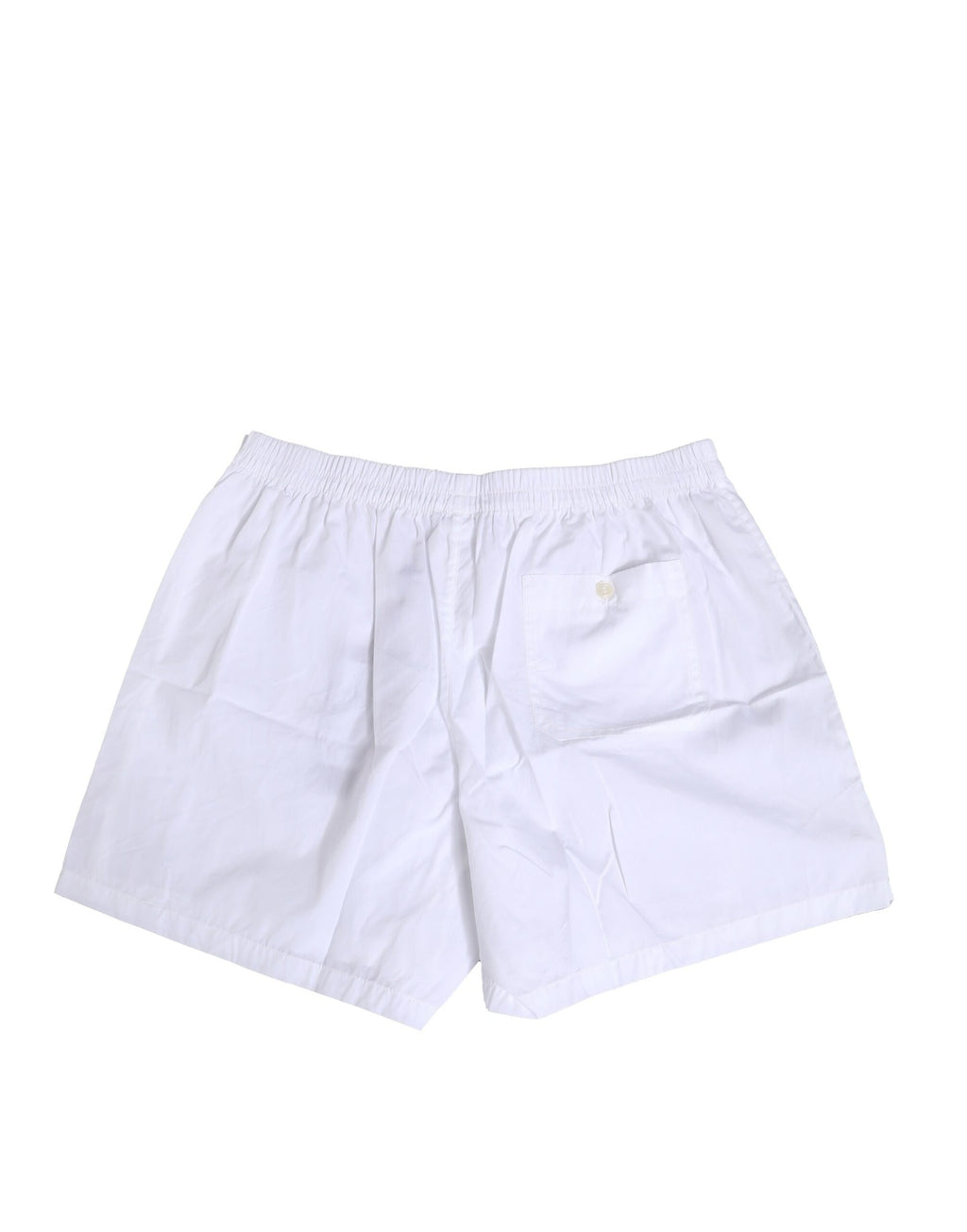 Weiße Baumwoll-Boxershorts (regulär)