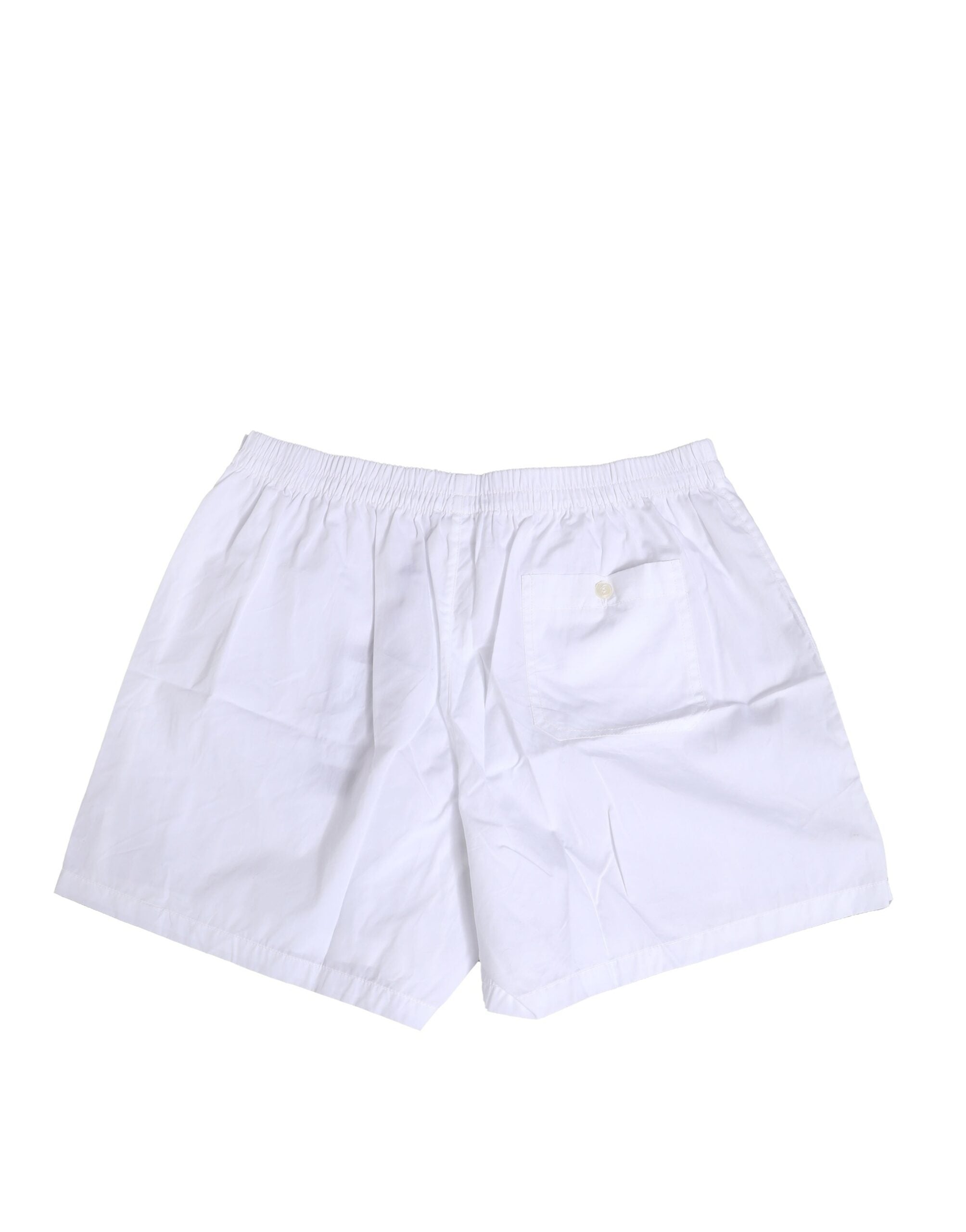 Weiße Baumwoll-Boxershorts (regulär)