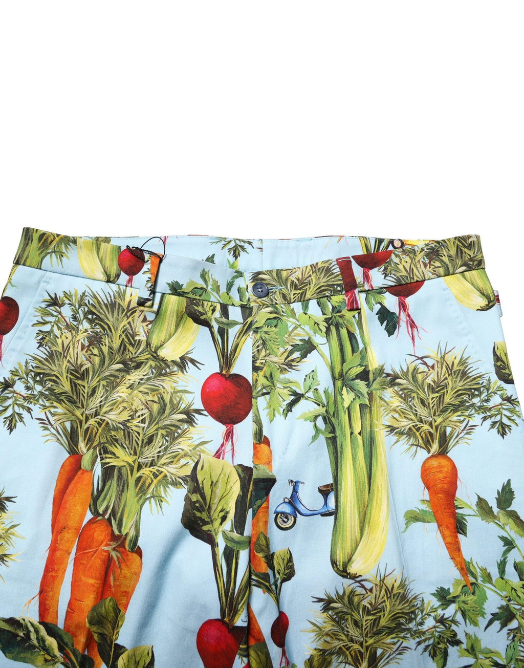 Mehrfarbige Herrenhose aus Baumwolle mit zulaufendem Bein