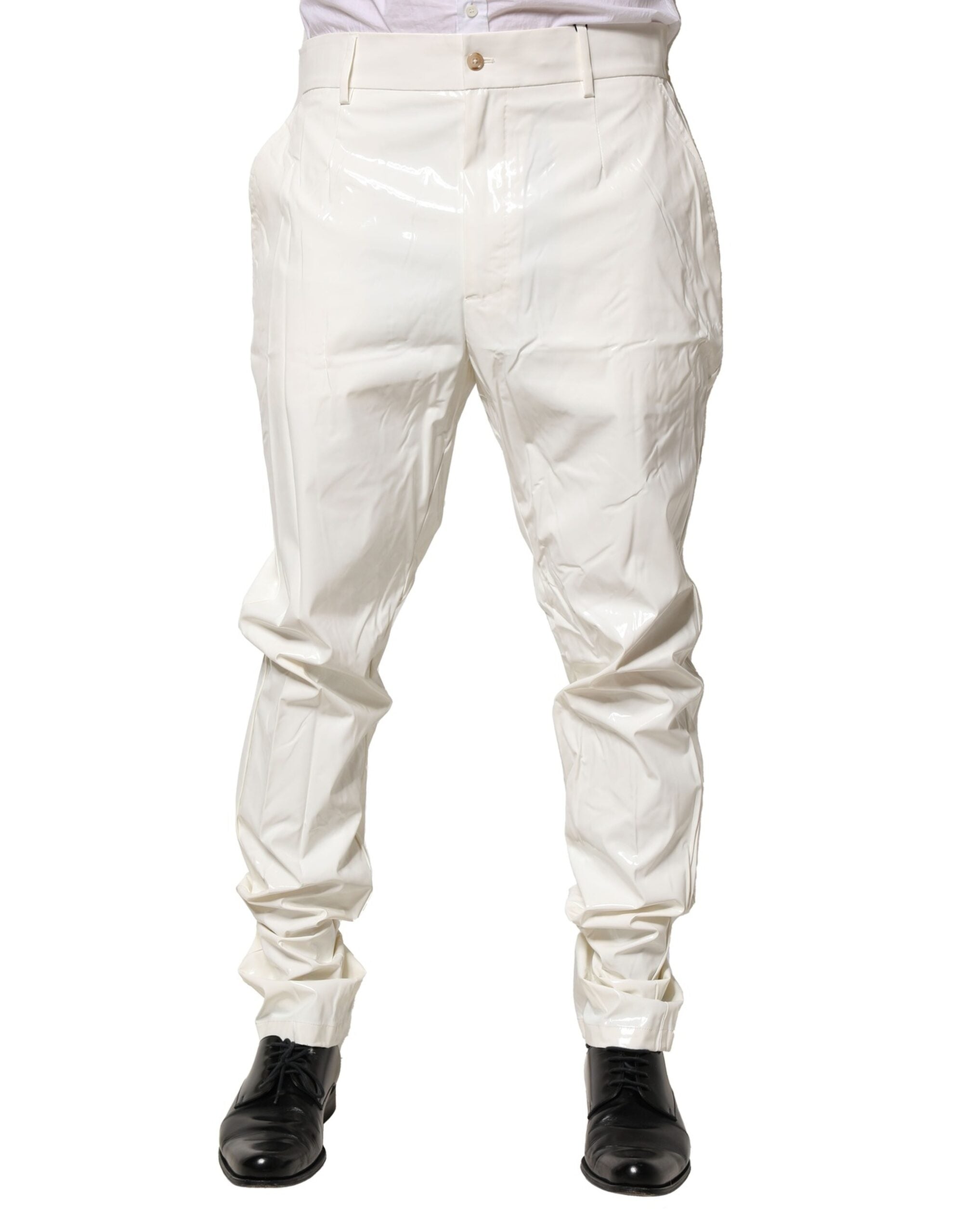 Hose für Herren aus weißem, konischem Nylon