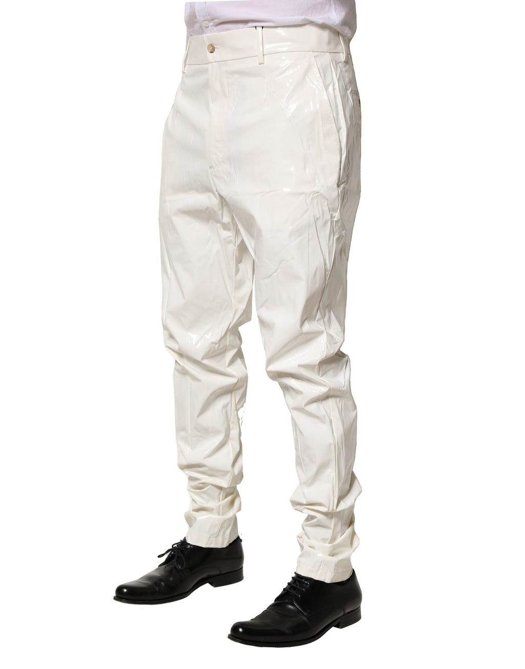 Hose für Herren aus weißem, konischem Nylon