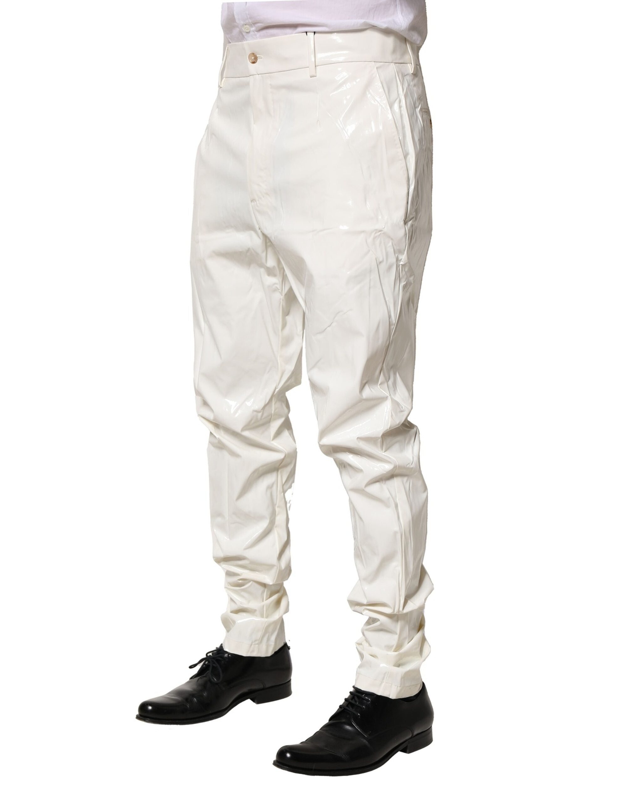 Hose für Herren aus weißem, konischem Nylon