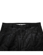 Hose aus schwarzer Baumwolle mit DG Crown
