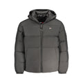 Herrenjacke aus schwarzem Polyester