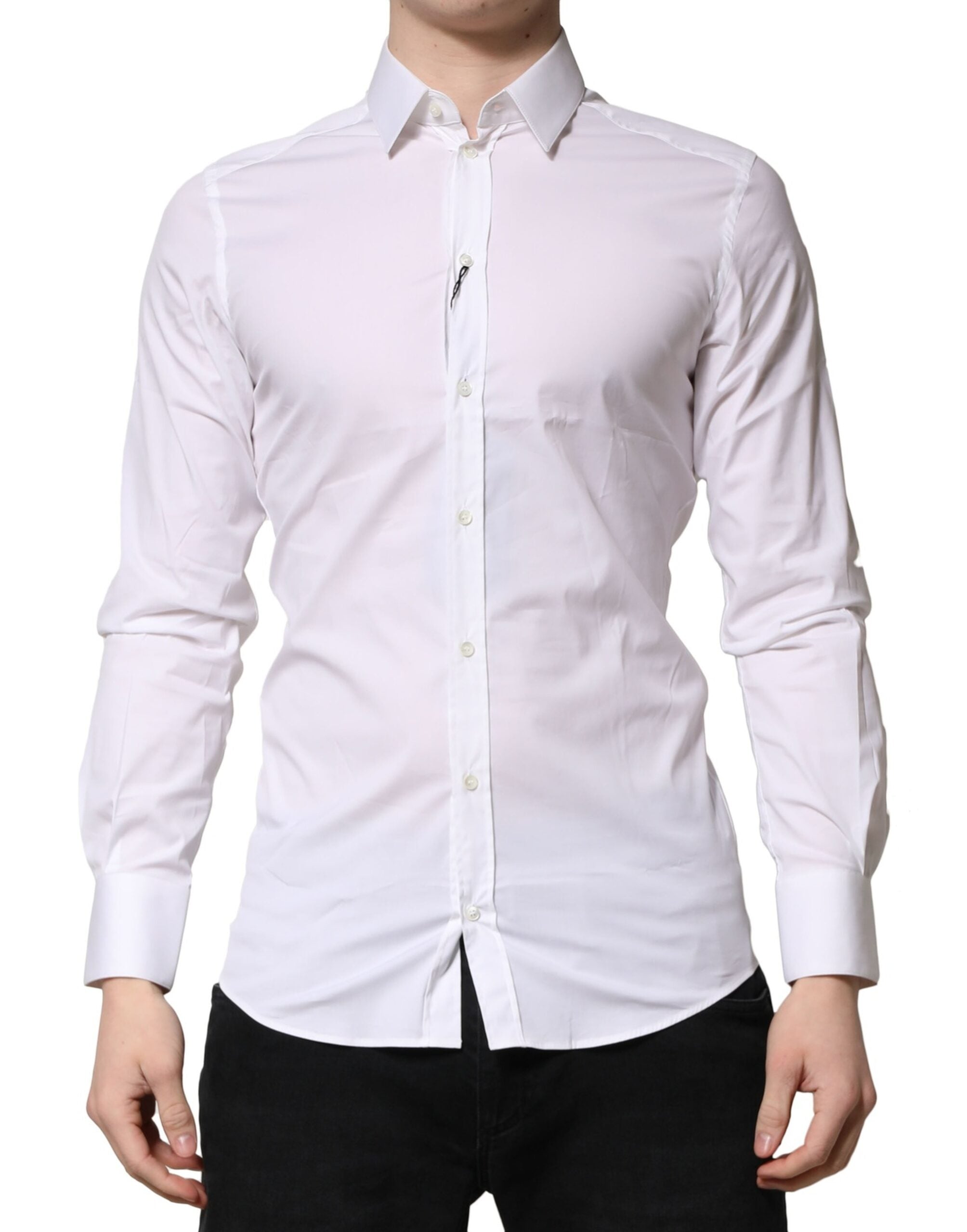 White GOLD Baumwolle Herren Business Hemd