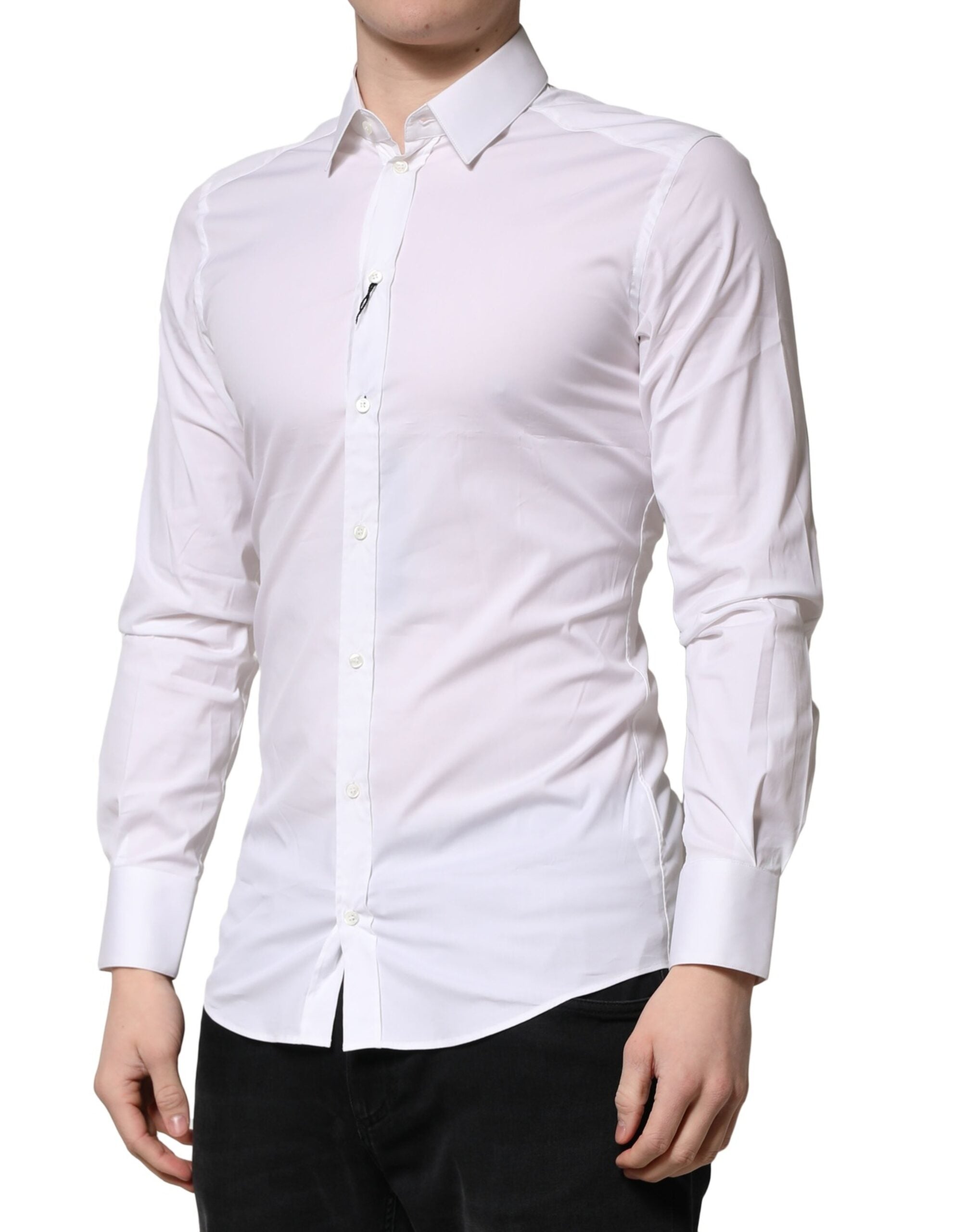 White GOLD Baumwolle Herren Business Hemd
