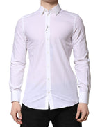 White MARTINI Long Sleeves Formal Shirt