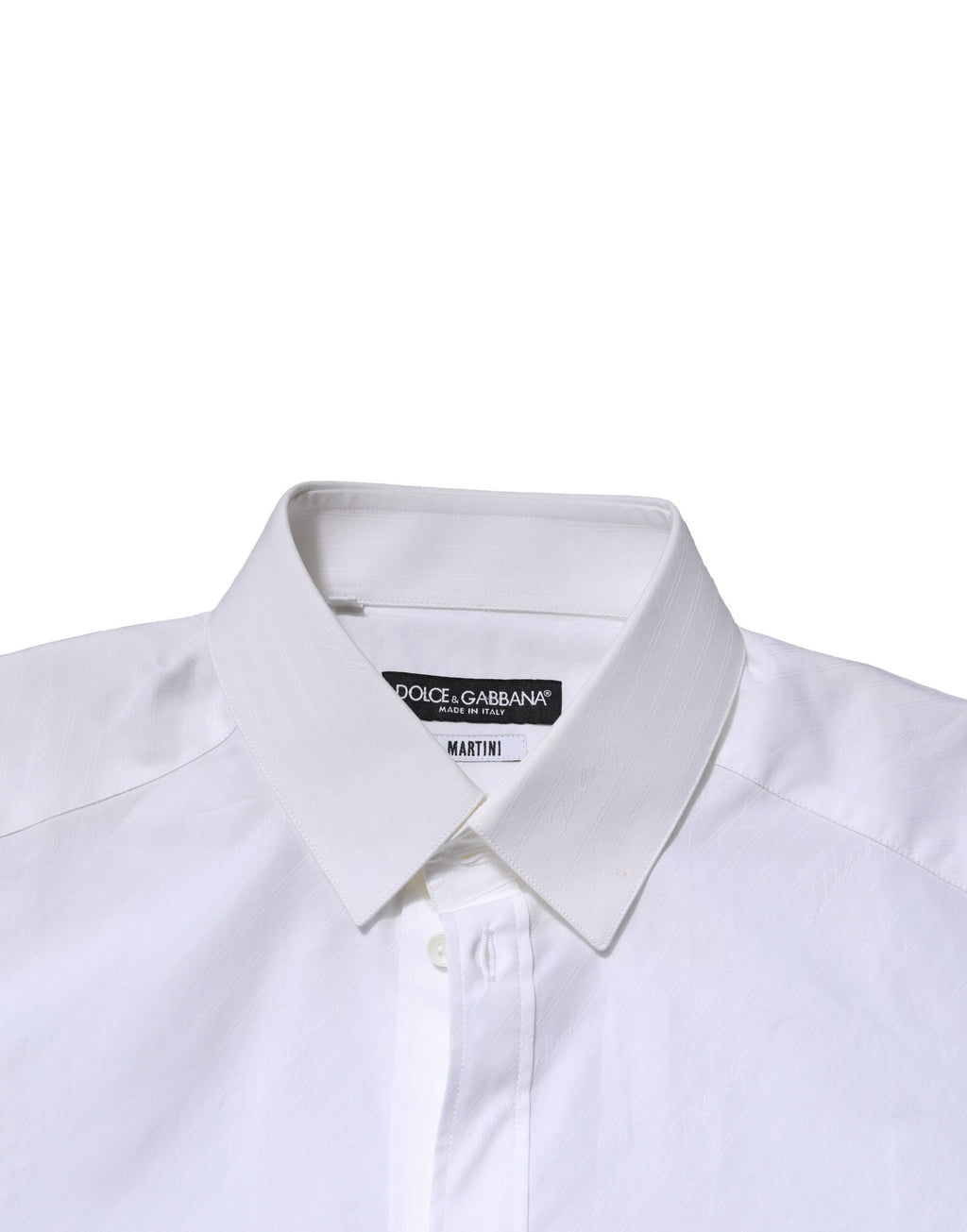 White MARTINI Long Sleeves Formal Shirt