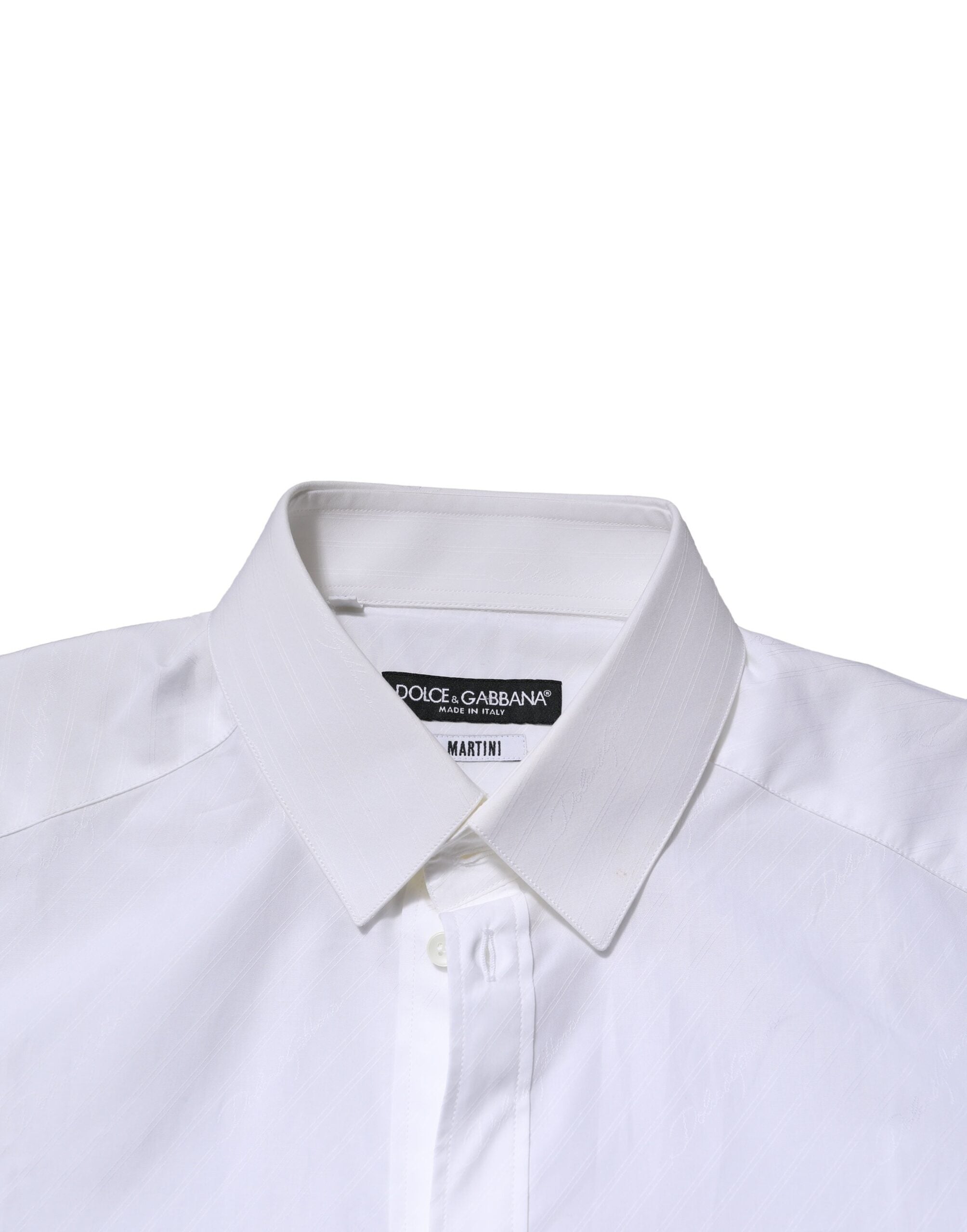 White MARTINI Long Sleeves Formal Shirt