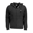 Black Cotton Men's Sweatshirt