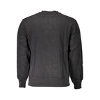 Herren-Sweatshirt aus schwarzer Baumwolle