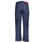 Blue Cotton Women Jeans