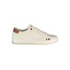 White Polyurethane Men's Sneaker