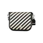 Black Polyurethane Women Handbag