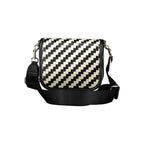Black Polyurethane Women Handbag