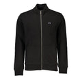 Black Cotton Men Sweatshirt