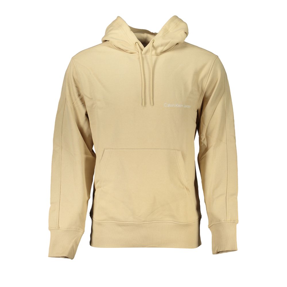 Beiger Herrenpullover aus Baumwolle