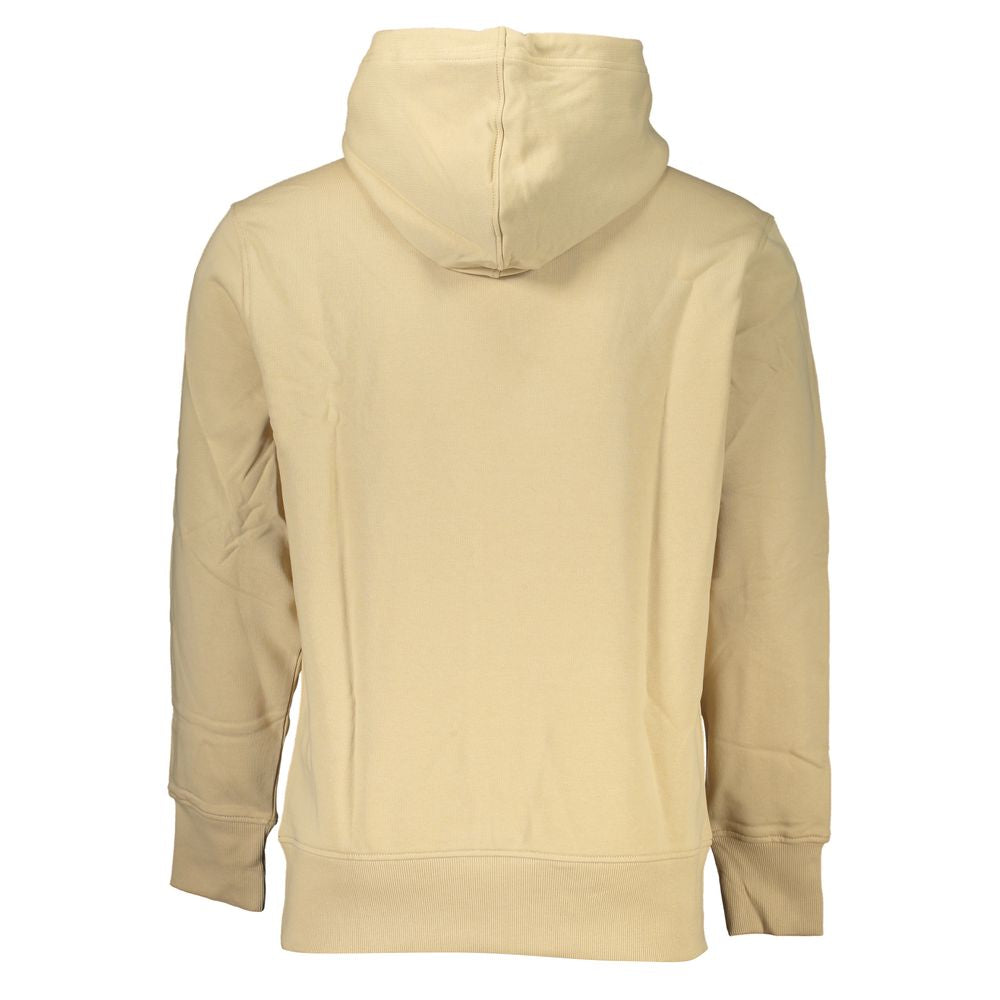 Beiger Herrenpullover aus Baumwolle