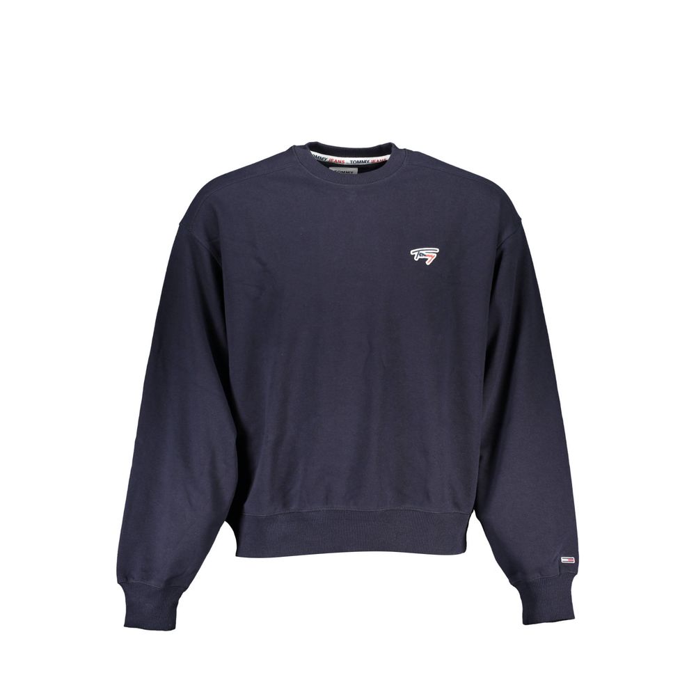 Blaues Baumwoll-Herren-Sweatshirt