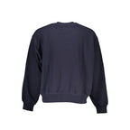 Blaues Baumwoll-Herren-Sweatshirt
