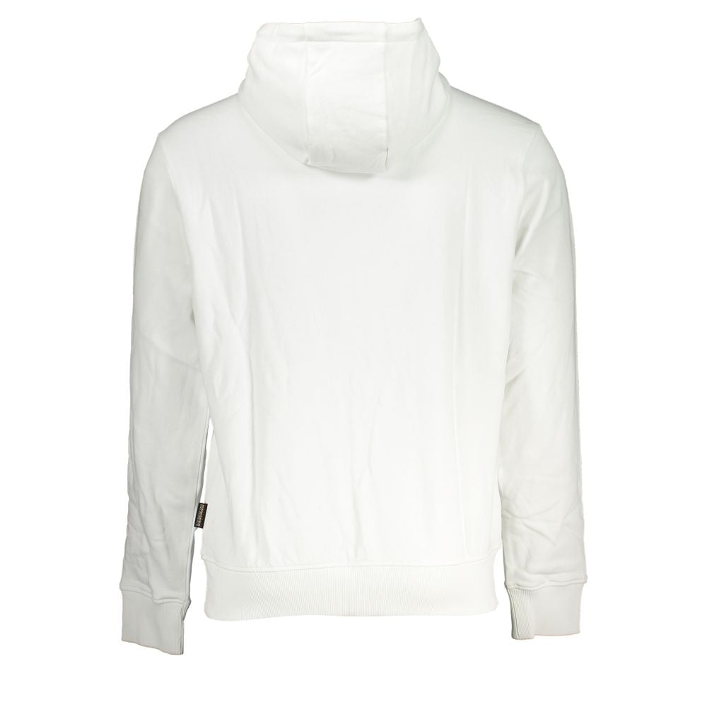 Weißer Baumwollpullover für Herren