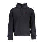 Black Cotton Men's Hoodie