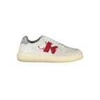 Weiß Leder Herren Sneaker