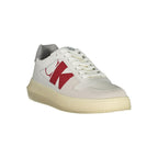 Weiß Leder Herren Sneaker
