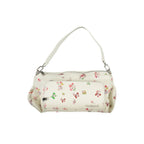 White Polyurethane Women Handbag