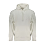 White Cotton Men's Hooded Sweatshirt