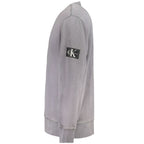 Gray Cotton Men Sweater