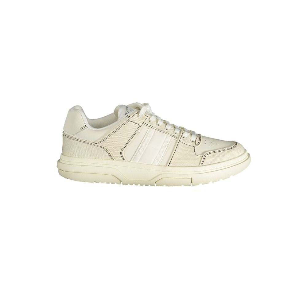 Weißer Herren-Sneaker aus Polyurethan