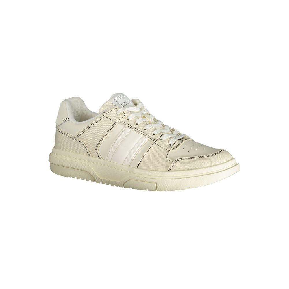 Weißer Herren-Sneaker aus Polyurethan
