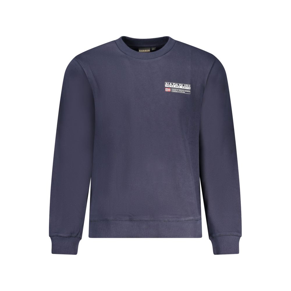 Herren Sweatshirt aus blauer Baumwolle