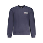 Herren Sweatshirt aus blauer Baumwolle