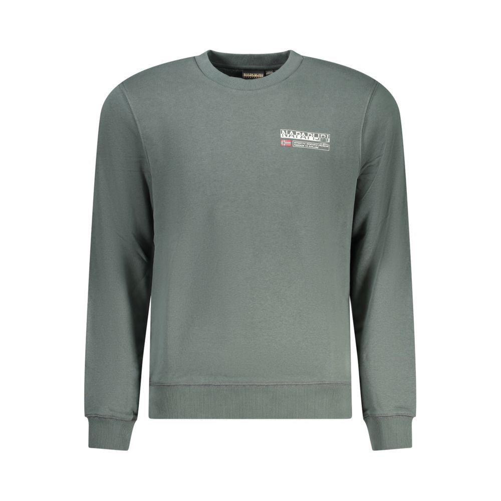 Green Cotton Men's Sweatshirt