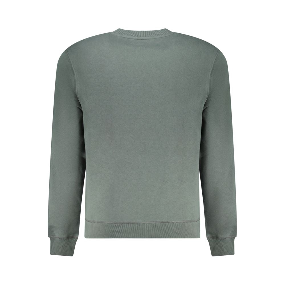 Green Cotton Men's Sweatshirt