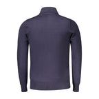 Blu Viscosa Uomo Maglia
