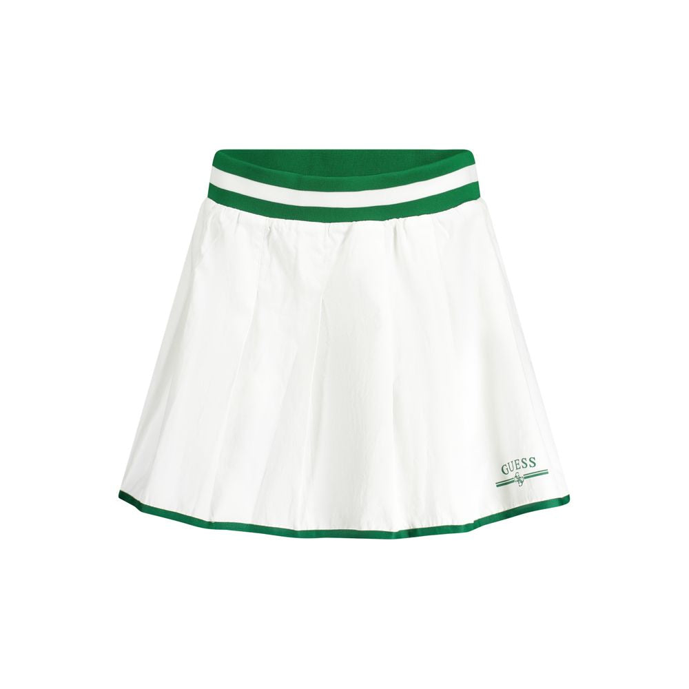 Weißer Damenrock aus Polyester