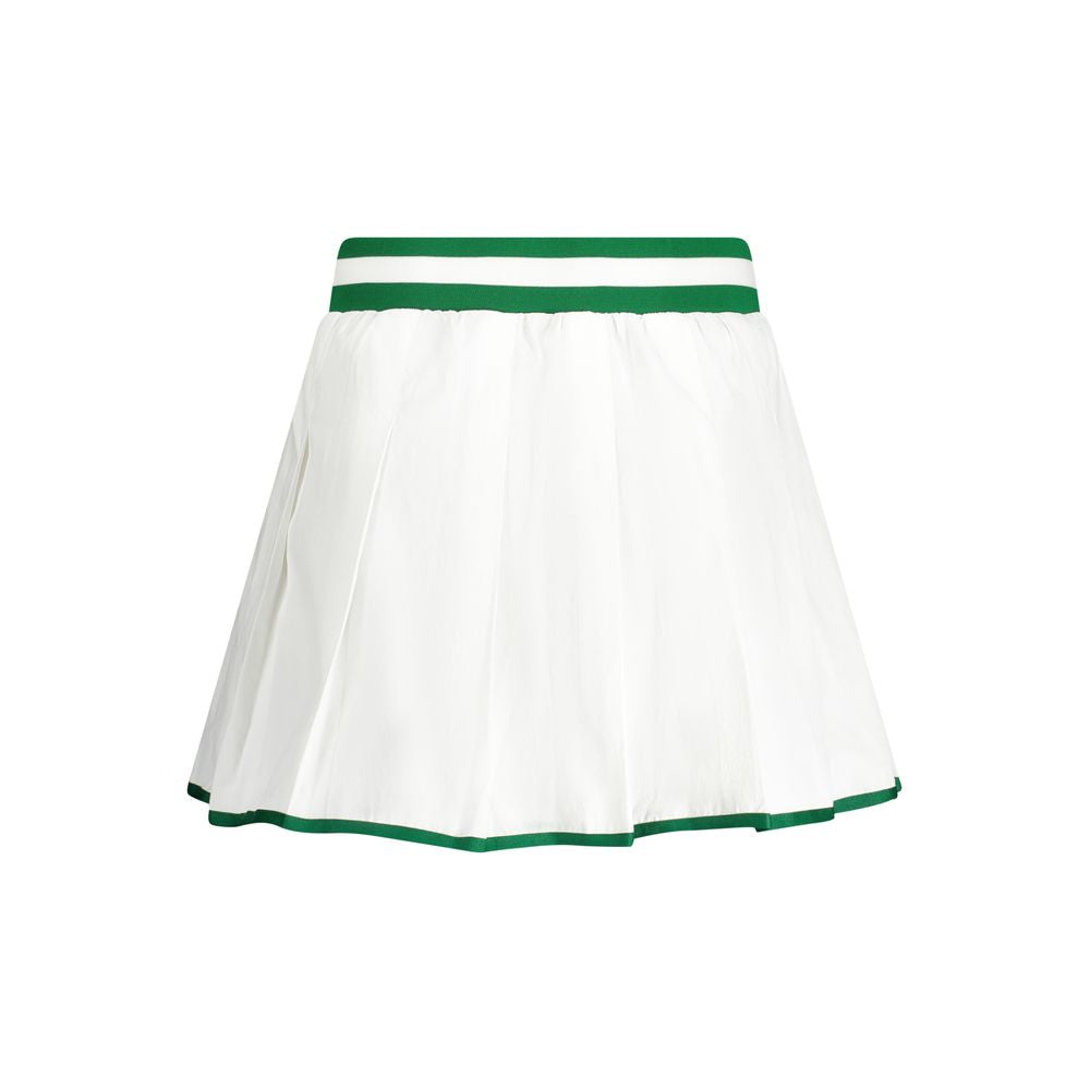 Weißer Damenrock aus Polyester