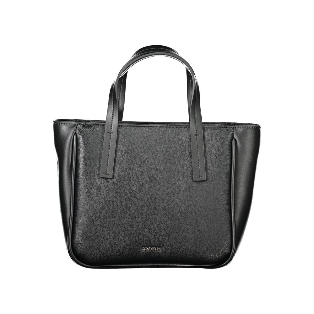Damenhandtasche aus schwarzem Polyethylen