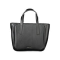 Damenhandtasche aus schwarzem Polyethylen