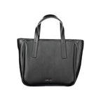 Damenhandtasche aus schwarzem Polyethylen