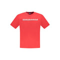 Rotes Baumwoll-Herren-T-Shirt