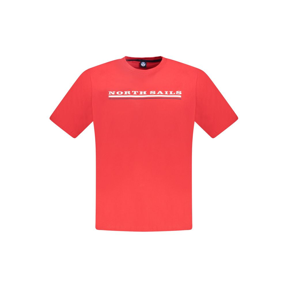 Rotes Baumwoll-Herren-T-Shirt