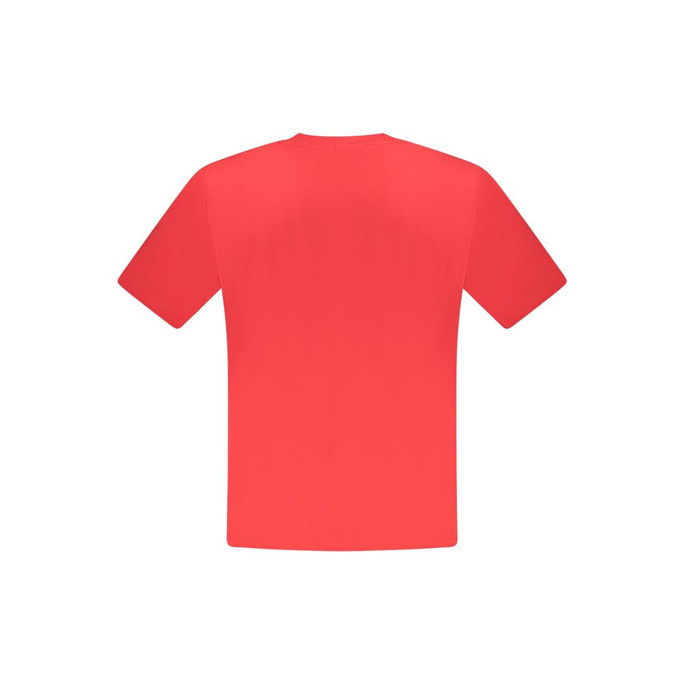 Rotes Baumwoll-Herren-T-Shirt