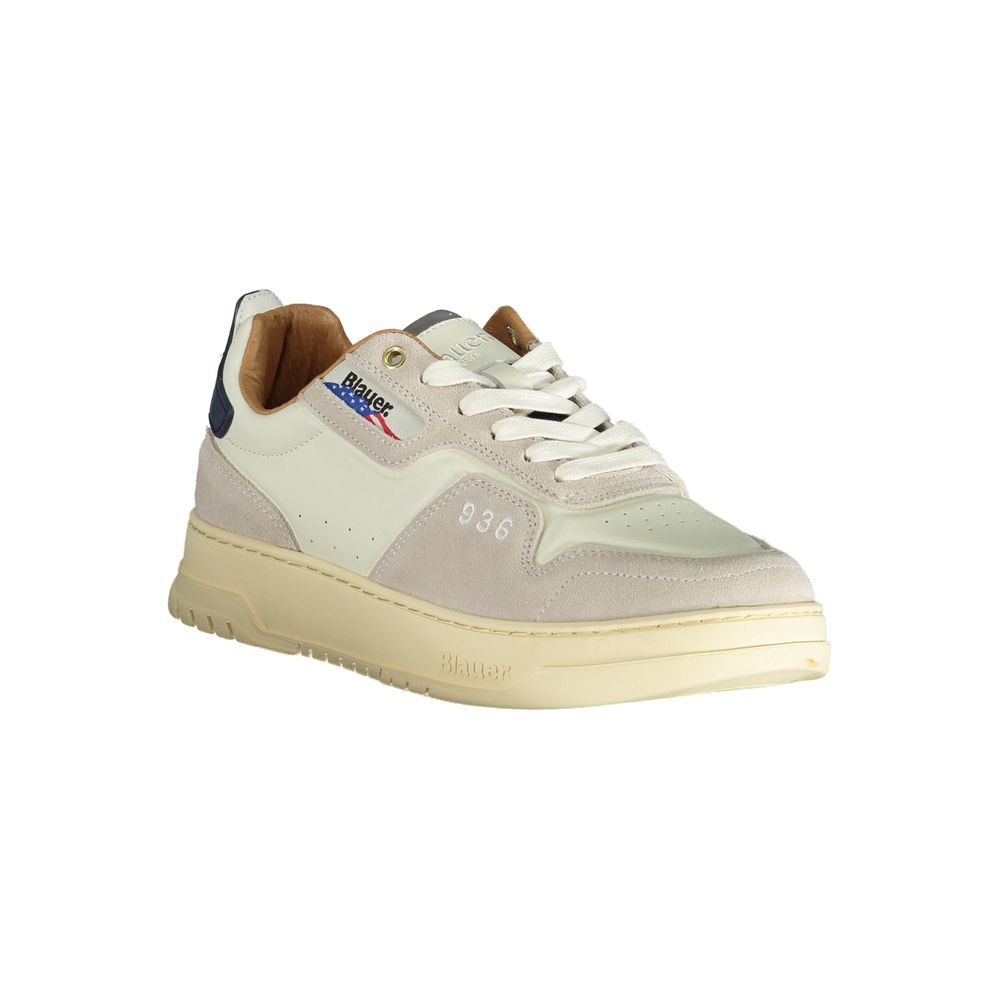 Weißer Polyurethan-Herren-Sneaker